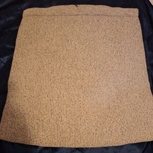 Zara Tan Wool Mini Skirt